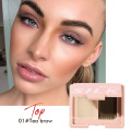 New Magic Styling Eyebrow Pudaier 2 in 1 Double Color Styling Eyebrow Gel Natural Wild Waterproof Solid Shape